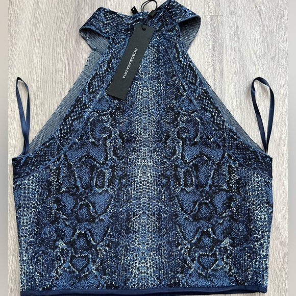 BCBGMAXAZRIA Halter Crop Top Size S - Picture 4 of 5